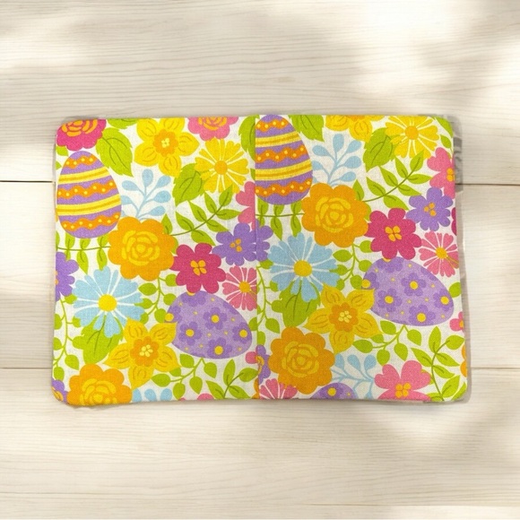 Hand Crafted Mug Rug Coaster Embroidered Cotton Carrot Patch Truck Easter - Picture 3 of 10